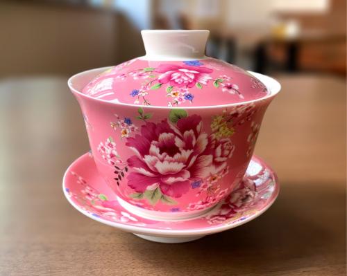 花団蓋碗　250ml